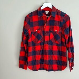 J.Crew Flannel Pop-over. Size xs (runs a little big).